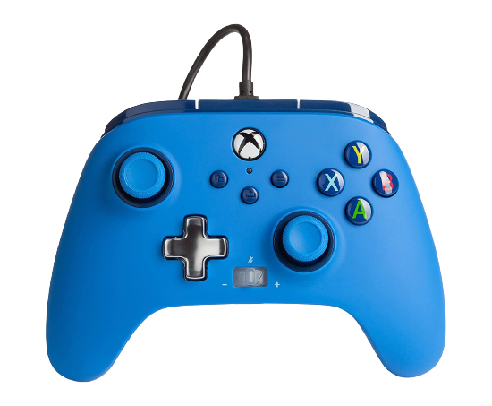 PowerA Enhanced Wired Gaming Controller for Xbox Series X/S, Xbox One, PC, Windows 10/11, Blue (Officially Licensed)