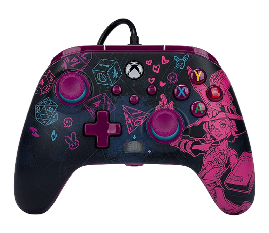 PowerA Enhanced Wired Gaming Controller for Xbox Series X/S, Xbox One, PC, Windows 10/11, Tiny Tina's Wonderlands, Black/Purple (Officially Licensed)