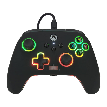 PowerA Spectra Infinity Enhanced Wired Gaming Controller with Vivid LED Lighting, Black (Officially Licensed)