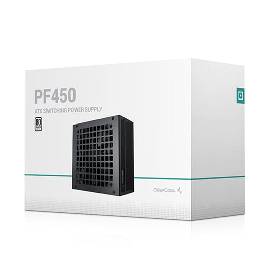 Deepcool PF450, 450 Watt, 80 Plus Standard Power Supply/PSU for Gaming PC -Black - R-PF450D-HA0B