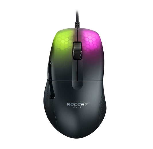 ROCCAT KONE Pro Lightweight Ergonomic Optical Performance Gaming Mouse with RGB Lighting, Black