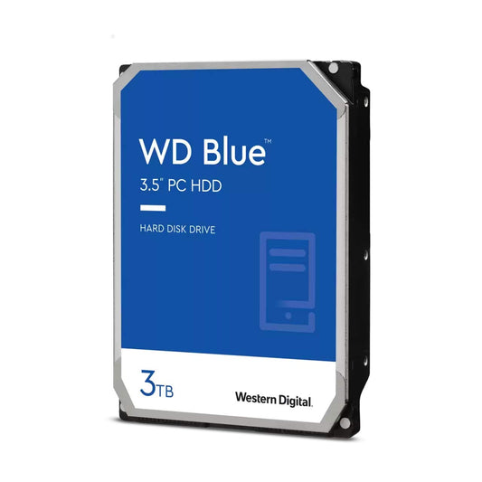 Western Digital 3TB WD Blue PC Hard Drive - 5400 RPM Class, SATA 6 Gb/s, 256 MB Cache, 3.5" - WD30EZAZ