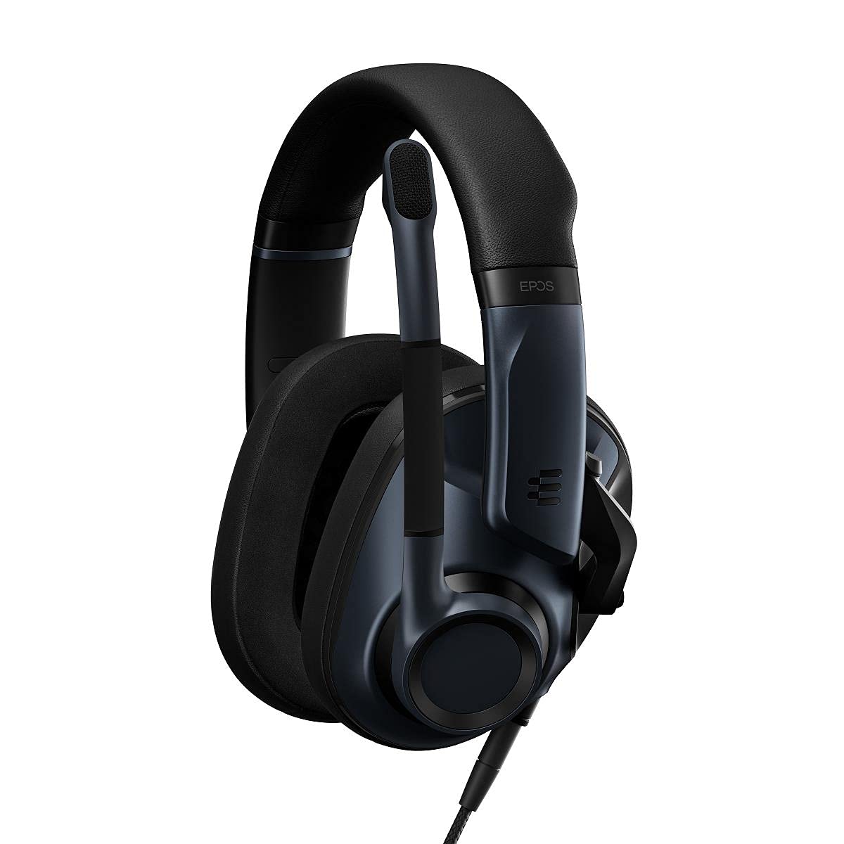 EPOS H6 Pro - Closed Acoustic Gaming Headset with Mic - Over-Ear Headset – Lightweight - Lift-to-Mute (Black)