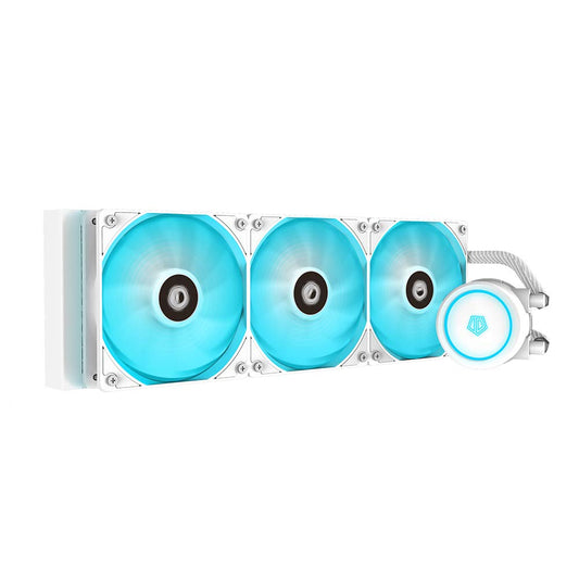 ID-COOLING AURAFLOW X 360 Snow CPU Water Cooler RGB AIO Cooler