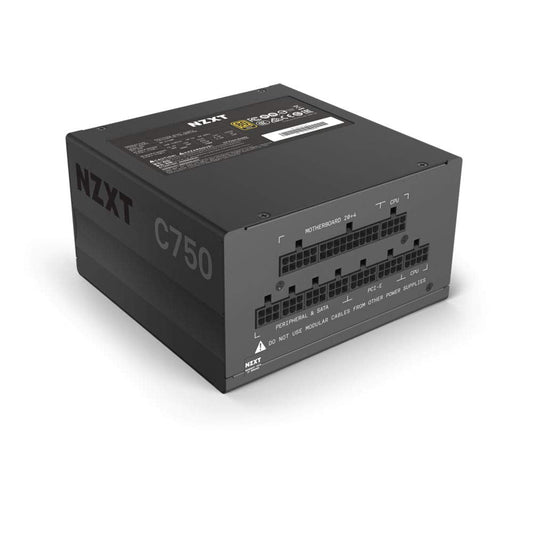 NZXT C750 PSU 80 Plus Gold 750 Watt Modular Gaming Power Supply Unit - NP-C750M-UK