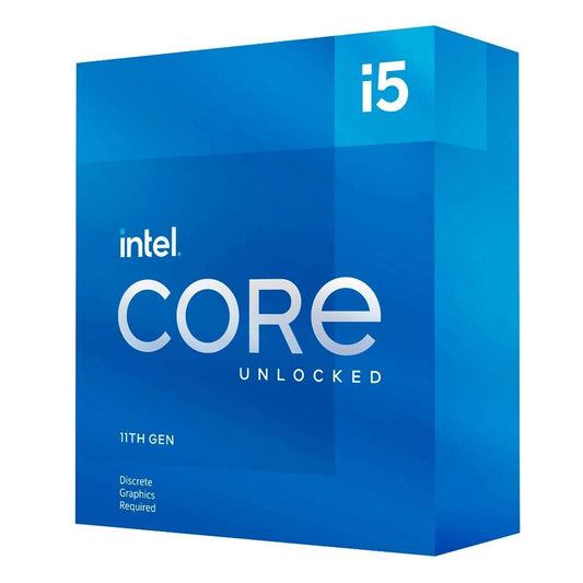 Intel Core i5 11600K 11th Gen Generation Processor 1, 12MB Cache, up to 4.90 GHz Clock Speed 6 Cores 12 Threads 3 Years Warranty