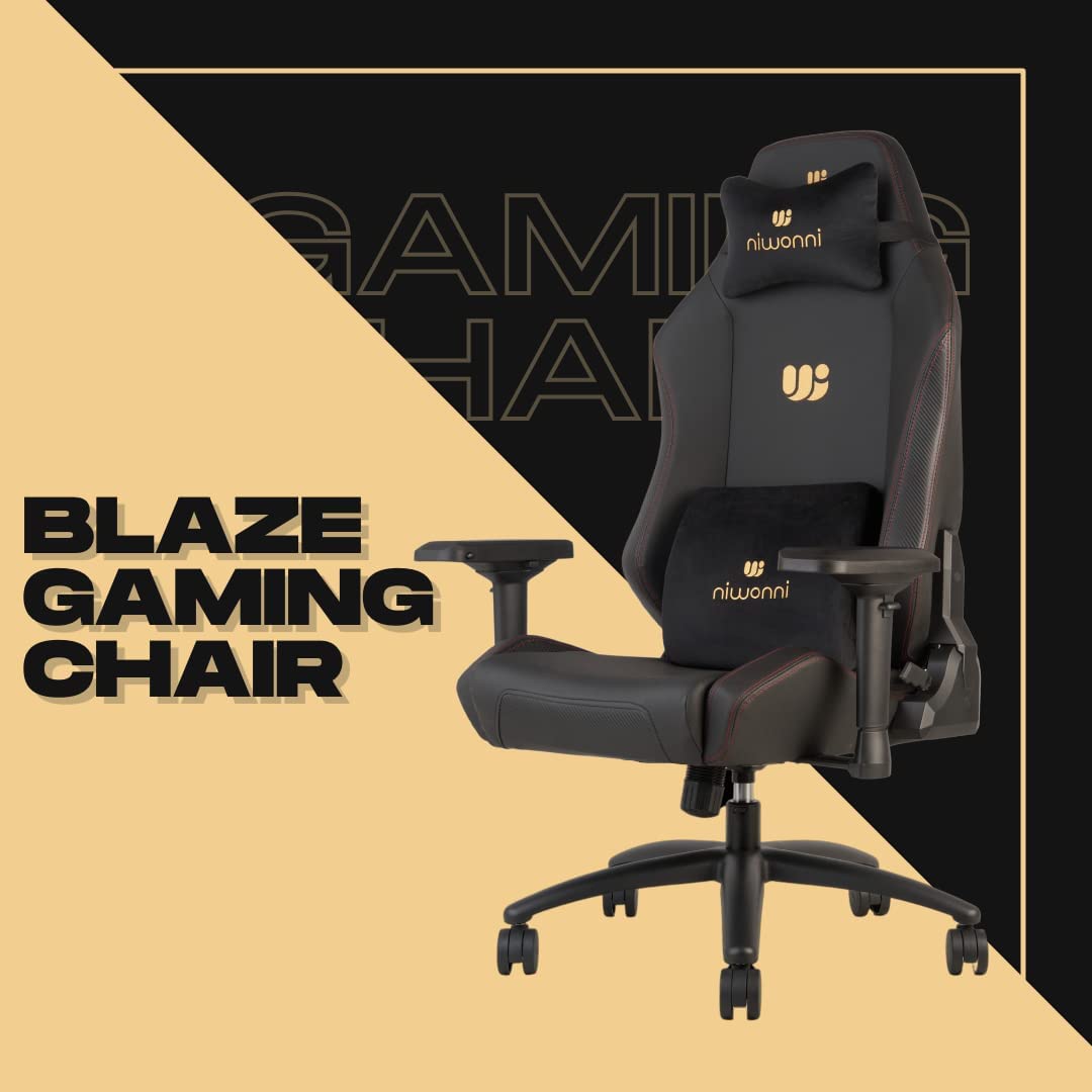 INNOWIN Blaze Ultimate Ergonomic Multi-Functional Gaming Chair with 4D Adjustable Arms and 180° Tilt Butterfly Mechanism