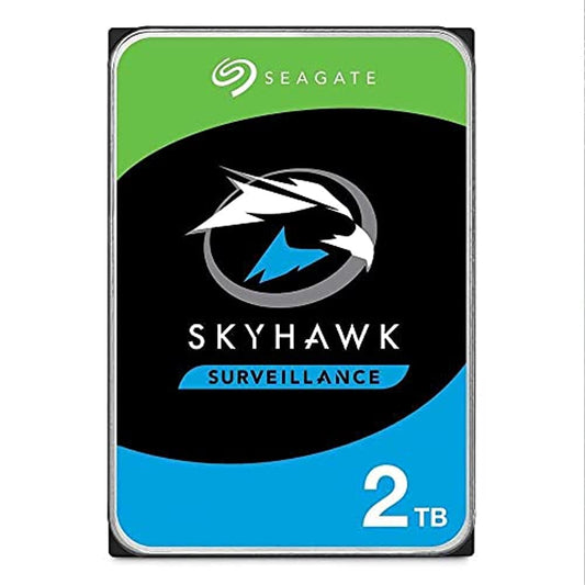 Seagate Skyhawk 2TB Video Internal Hard Drive HDD – 3.5 Inch SATA 6Gb/s 256MB Cache for DVR NVR Security Camera System with 3-Years Data Recovery Services (ST2000VX015)