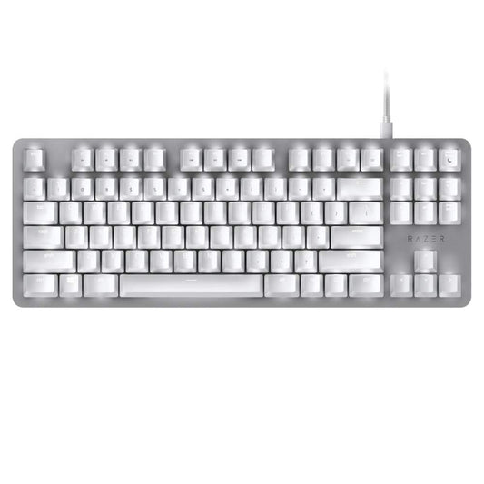 Razer BlackWidow Lite – Silent Mechanical Gaming Keyboard - Mercury - US Layout FRML (Orange Switch) - RZ03-02640700-R3M1