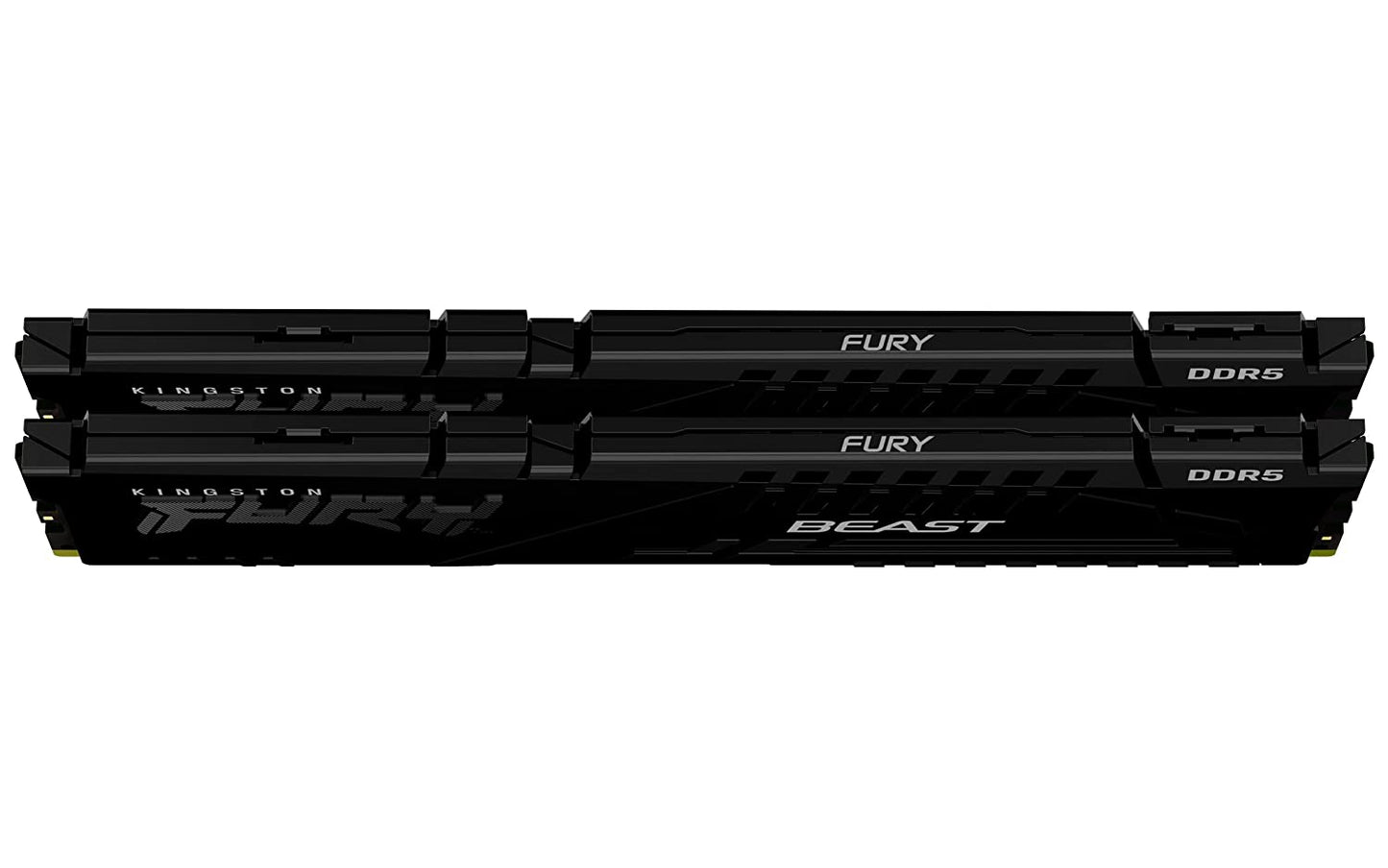 Kingston Technology Fury Beast 32GB (2x16GB) 5600MHz DDR5 CL40 DIMM (Kit of 2) Desktop Memory KF556C40BBK2-32,Black