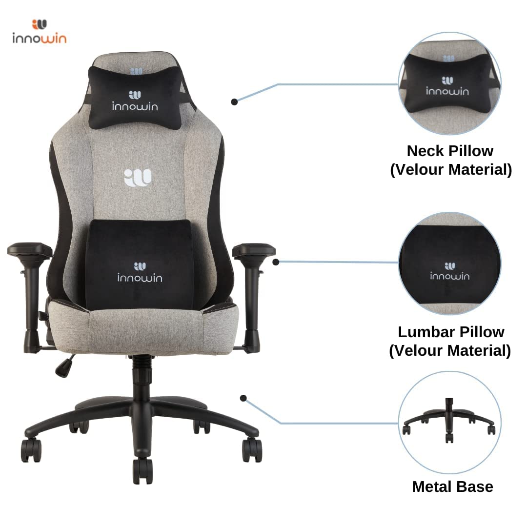 INNOWIN Luna Gaming Chair Ultimate Ergonomic Multi Functional Gaming Chair with 4D Adjustable Arms