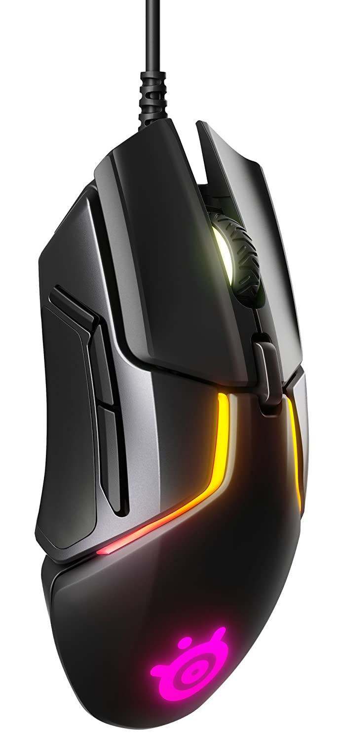 Steelseries Rival 600 Gaming Mouse - 12,000 CPI TrueMove3+ Dual Optical Sensor - 0.5 Lift-Off Distance - Weight System - RGB Lighting