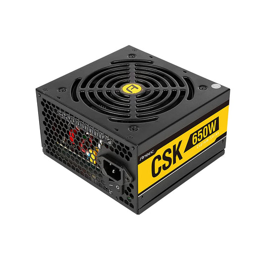 Antec Bronze Power Supply, CSK 650W 80+ Bronze Certified PSU, Continuous Power with 120mm Silent Cooling Fan, ATX 12V 2.31 / EPS 12V, Bronze Power Supply