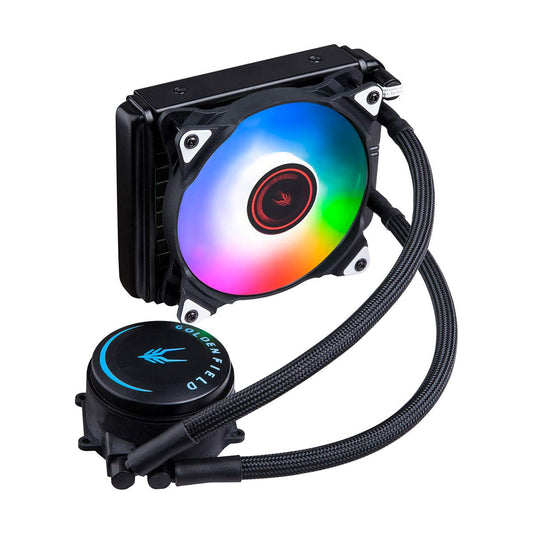 GOLDEN FIELD SF120 RGB All-in-One Liquid CPU Cooler with 120mm Radiator Water Cooling Cooler System