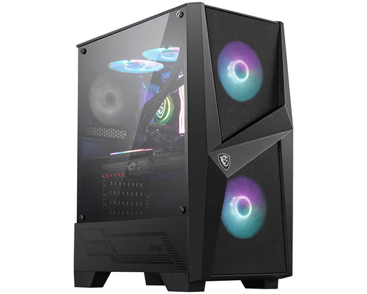 MSI MAG FORGE 100R Mid Tower Gaming PC Case