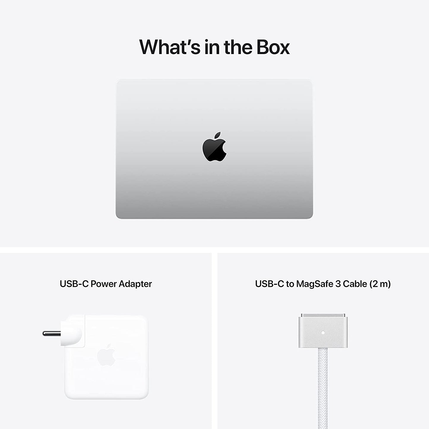 2021 Apple MacBook Pro (14-inch/35.97 cm, Apple M1 Pro chip with 10‑core CPU and 16‑core GPU, 16GB RAM, 1TB SSD) - Silver
