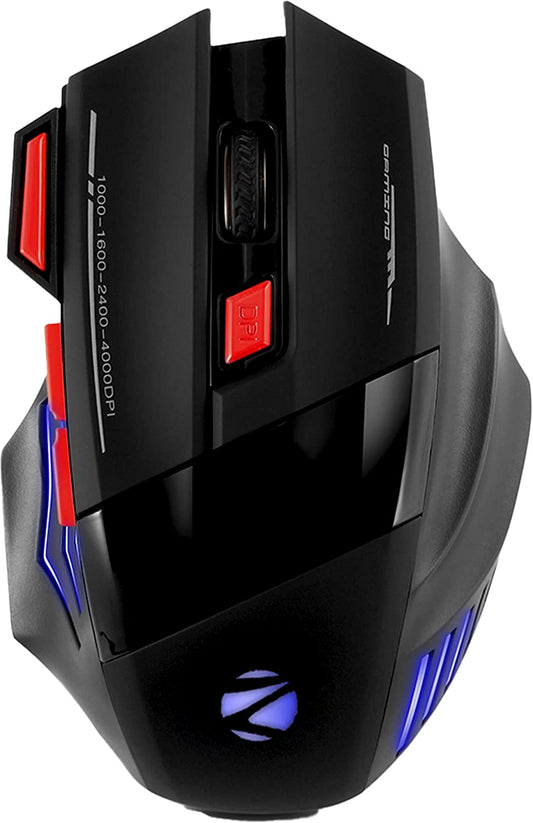 ZEBRONICS Zeb-Reaper 2.4GHz Wireless Gaming Mouse with USB Nano Receiver