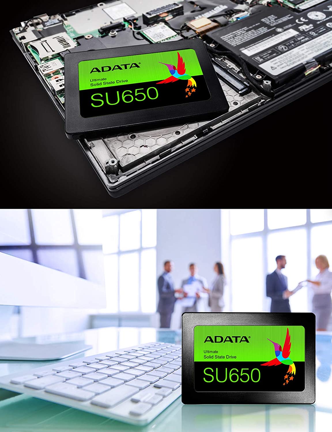 A-DATA Ultimate SU650 3D NAND 120GB Solid State Drive - Black - ASU650SS-120GT-R