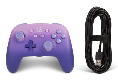PowerA Enhanced Wired Gaming Controller for Nintendo Switch, Purple Ombre Gradient, Lilac Fantasy (Officially Licensed)