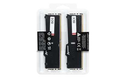 Kingston Fury Beast RGB 32GB 5200MT/s DDR5 CL40 DIMM Desktop Memory (Kit of 2) KF552C40BBAK2-32