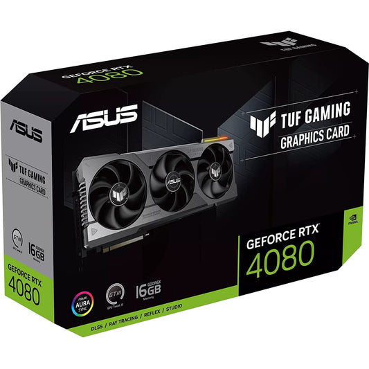 ASUS TUF Gaming GeForce RTX® 4080 Graphics Card (PCIe 4.0, 16GB GDDR6X, HDMI 2.1a, DisplayPort 1.4a)
