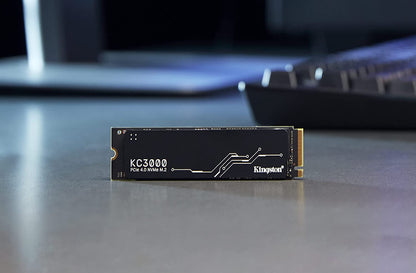 Kingston KC3000 PCIe 4.0 NVMe M.2 SSD - High-Performance Storage for Desktop and Laptop PCs -SKC3000S/1024G, Black