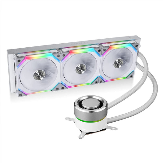 Lian Li Galahad 360 ARGB UNI Fan SL Edition - White All-in-one Liquid CPU Cooler/AIO - G89.GA360SLA.in