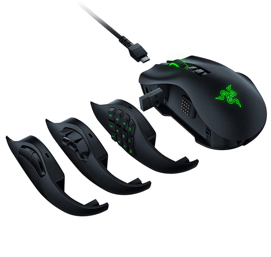 Razer Naga Pro Wireless Bluetooth Gaming Mouse - Chroma RGB Lighting