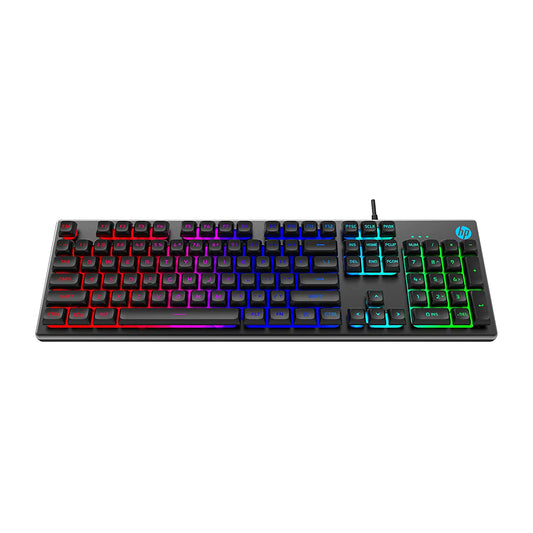HP K500F Backlit Membrane Wired Gaming Keyboard with Mixed Color Lighting- 3 Years Warranty(7ZZ97AA)