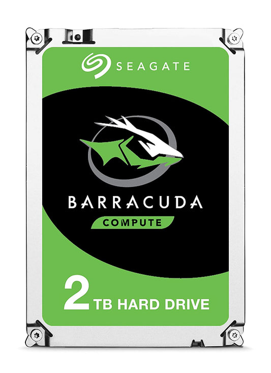 Seagate Barracuda 2 TB Internal Hard Drive HDD – 3.5 Inch SATA 6 Gb/s 7,200 RPM 64 MB Cache for Computer Desktop PC Laptop (ST2000DM008)