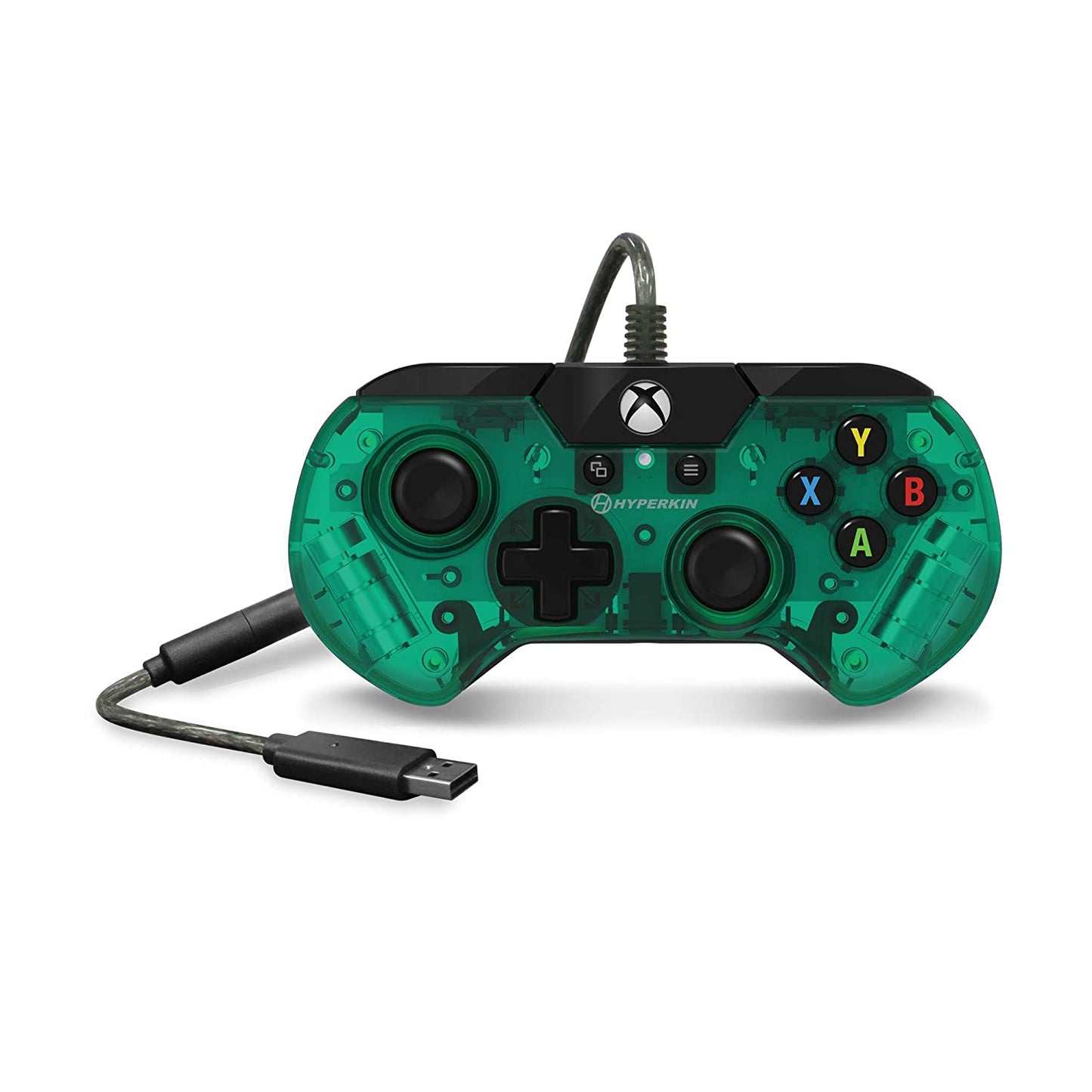 X91 Ice Wired Controller for Xbox One/Windows 10 PC (Aqua Green) - Hyperkin - Officially Licensed by Xbox