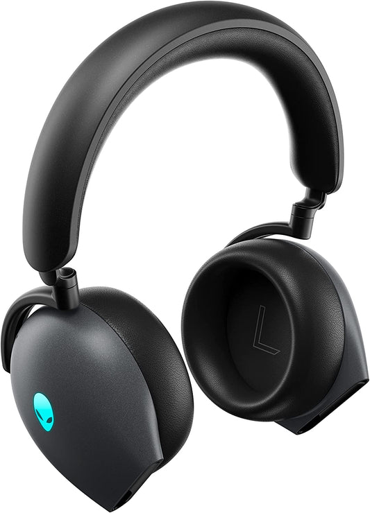 Alienware TRI-Mode Wired/Wireless Gaming Headset with Dolby Atmos|Bluetooth|AlienFX 16.8 Million RGB Colors|AW920H - Dark Side of The Moon