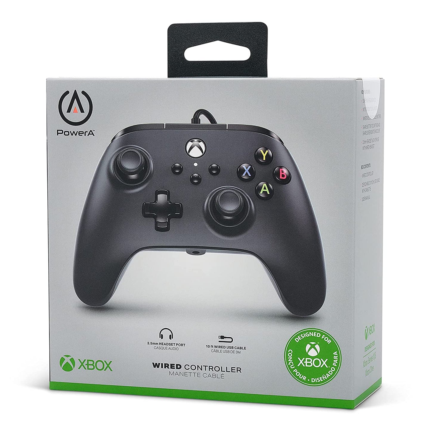 PowerA Wired Gaming Controller for Xbox Series X/S, Xbox One, PC, Windows 10/11, Black (Officially Licensed)