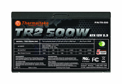 Thermaltake TR2 500W ATX 12 V2.3 Power Supply TR-500CUS