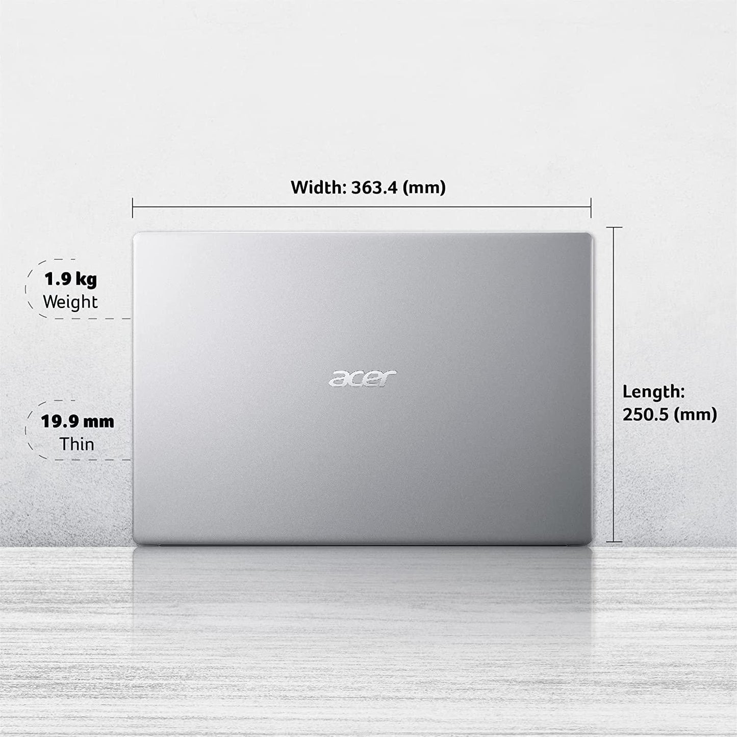 Acer Aspire 3 AMD Ryzen 3 3250U Processor 15.6" (39.6 cms) Full HD Laptop - Silver A315-23 - Store For Gamers