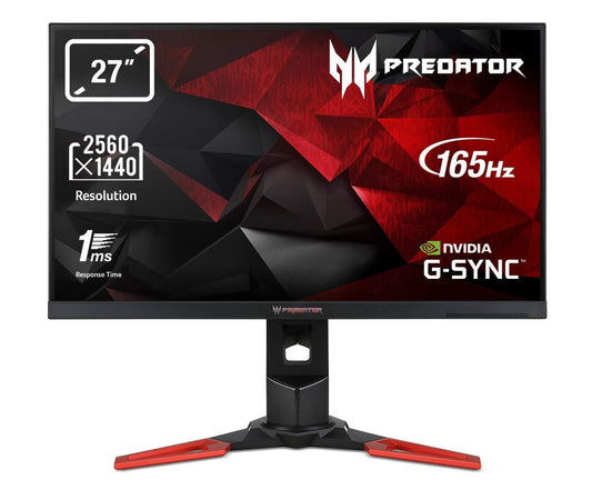 Acer Predator XB-271HU NVIDIA G-SYNC Gaming Monitor 2560 x 1440 Resolution 144Hz - HDMI - Display Port - USB 3.0 - Store For Gamers