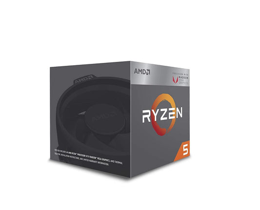 AMD Ryzen 5 2400G with Radeon RX Vega 11 Graphics Desktop Processor 4 Cores up to 3.9GHz 6MB Cache AM4 Socket (YD2400C5FBBOX) - Store For Gamers