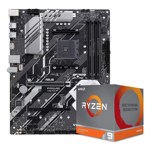 AMD Ryzen 9 3900X Desktop Processor 12 Cores up to 4.5GHz Bundled with Prime X570-P/CSM AMD AM4 ATX Motherboard - Store For Gamers
