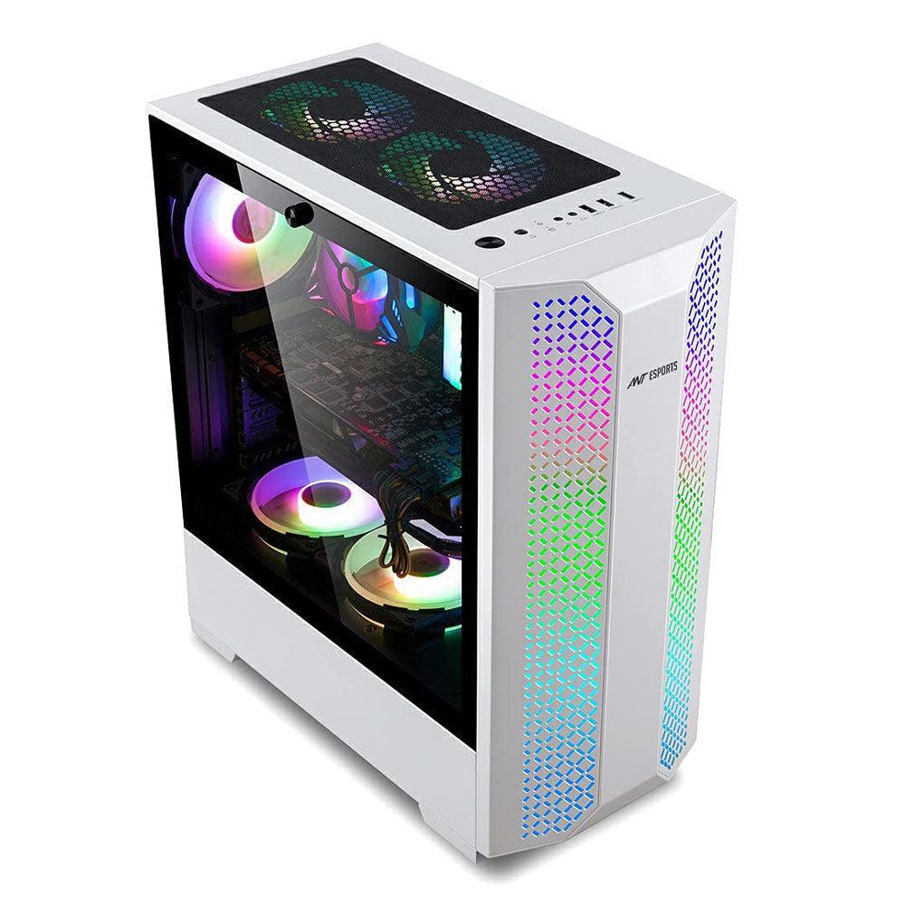Ant Esports ICE-280TG White Gaming Cabinet - Store For Gamers