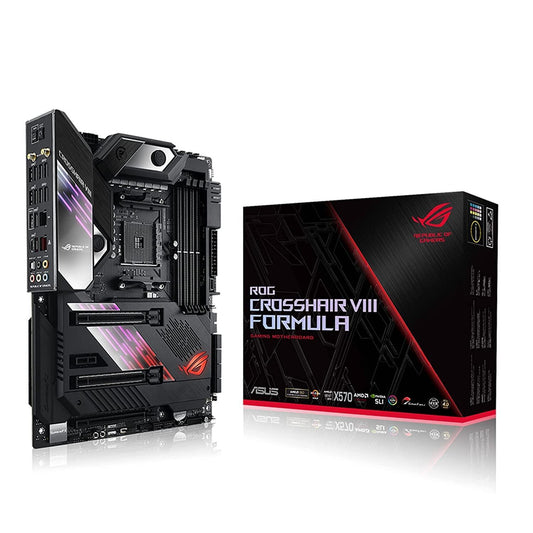 ASUS ROG X570 Crosshair VIII Formula ATX Motherboard with PCIe 4.0, Node and Aura Sync RGB Lighting - Store For Gamers