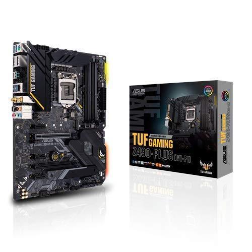 ASUS TUF Gaming Z490-Plus (WiFi 6), LGA 1200 (Intel 10th Gen) ATX Gaming Motherboard - Store For Gamers