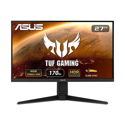 ASUS TUF VG27AQL1A 27 Inch WQHD Gaming Monitor with 170Hz Refresh Rate 1ms Response Time in-Built 2W Speakers and USB 3.0 Connectivity - Store For Gamers