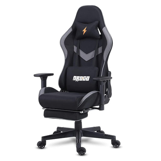 BAYBEE Drogo Multi-Purpose Ergonomic Gaming Chair with 7 Way Adjustable Seat with Mesh Fabric (Blue) - Store For Gamers