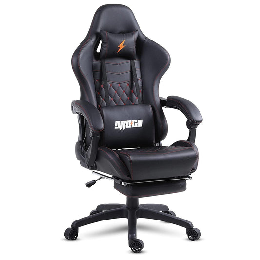 Drogo Multi-Purpose Ergonomic Gaming Chair with 7 Way Adjustable Seat & PU Leather Material, Home & Office Chair Head - Store For Gamers