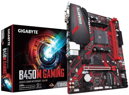 GIGABYTE B450M Gaming Motherboard with Hybrid Digital PWM, GIGABYTE Gaming LAN with Bandwidth Management, 7-Colors RGB LED Strips Support - Store For Gamers