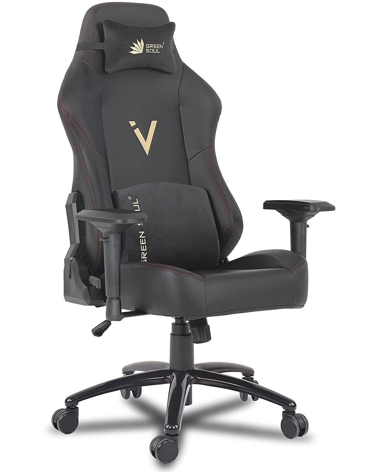Green Soul Vision Multi-Functional Ergonomic & Gaming Chair in Fabric (GS-399) (Earth) - Store For Gamers