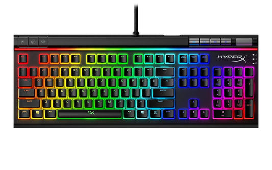 HyperX Alloy Elite 2 – Mechanical Gaming Keyboard, Software-Controlled Light & Macro Customization, ABS Pudding Keycaps, HyperX Red - Store For Gamers