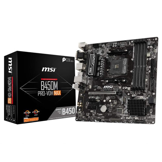 MSI B450M PRO-VDH MAX Gaming Motherboard - Store For Gamers
