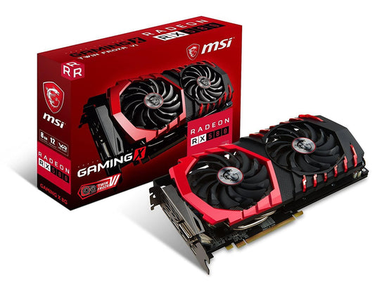 MSI RX 580 Gaming X 8G Radeon RX 580 GDDR5 8GB Crossfire VR Ready FinFET DirectX 12 Graphics Card - Store For Gamers