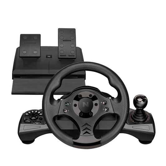 Nitho Drive Pro V16 Racing Wheel & Pedal Set MLT-DP16-K, Compatible with PC/PS3/PS4/Xbox1/Switch - Store For Gamers